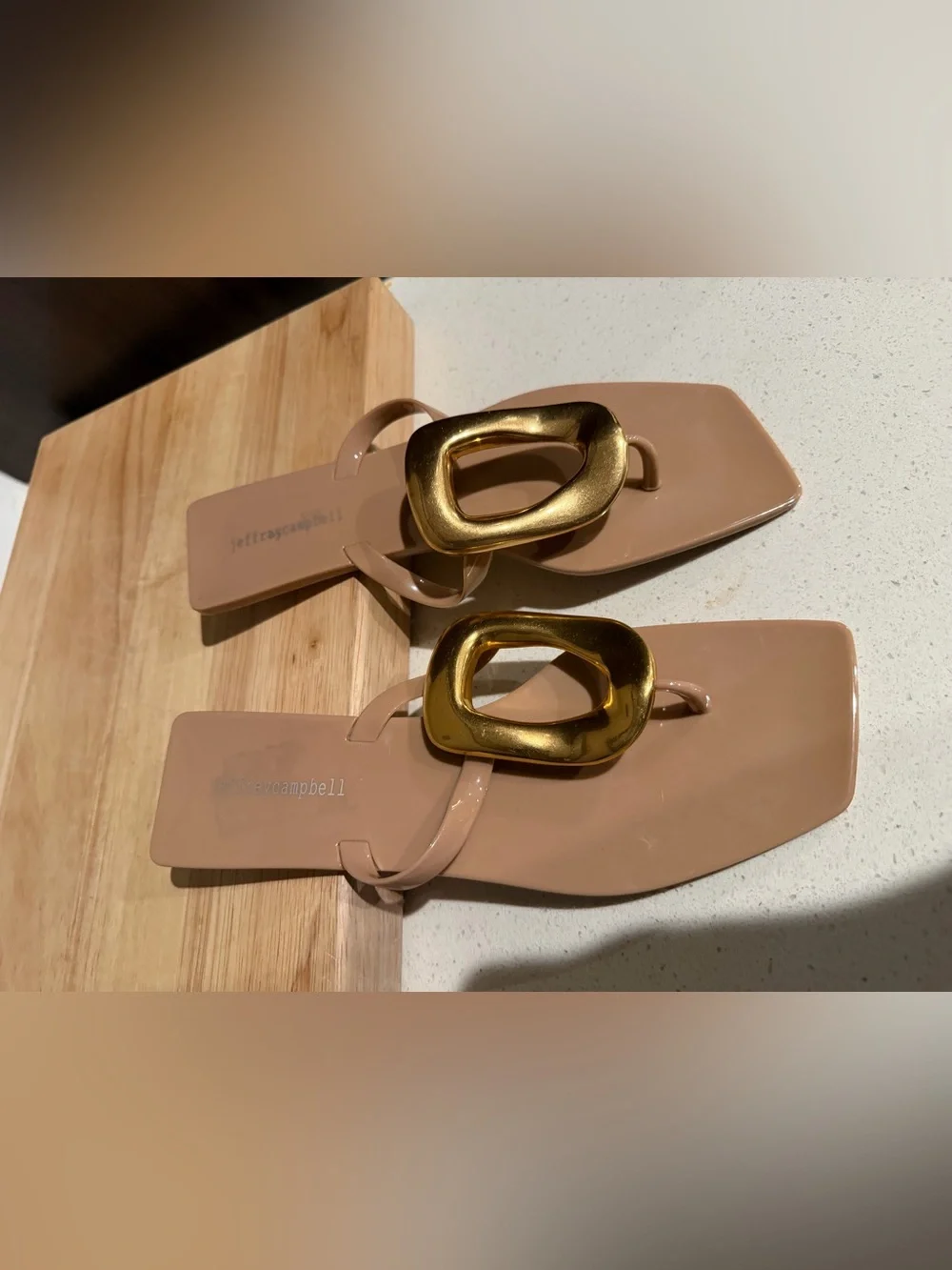 Jeffrey Campbell Linques Sandal Size 10